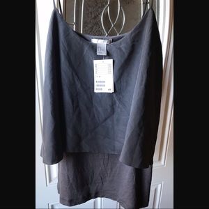 H&M Tiered cropped cami NWT
